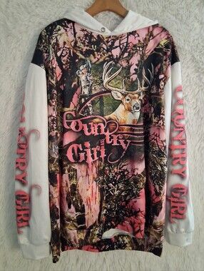 Country Girl Hunting Hoodie 2XL